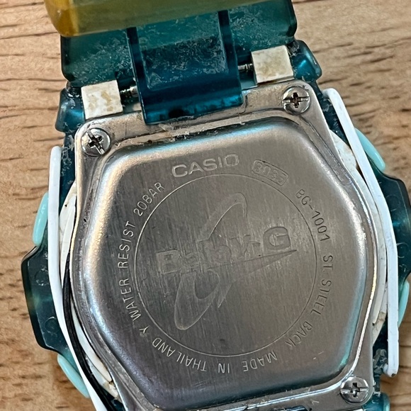 Casio Baby G Shock G-LIDE Watch - BG370 Jelly Green and Blue - Picture 3 of 6